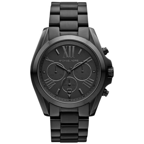 michael kors damen-uhren mk5550|Michael Kors MK 5550 Bradshaw Blacktone Chronograph Watch.